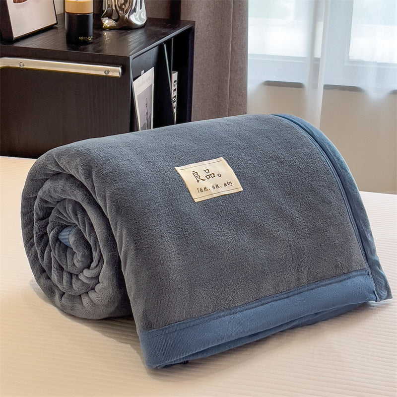 Thick Warm Single Coral Fleece Blanket Office Nap