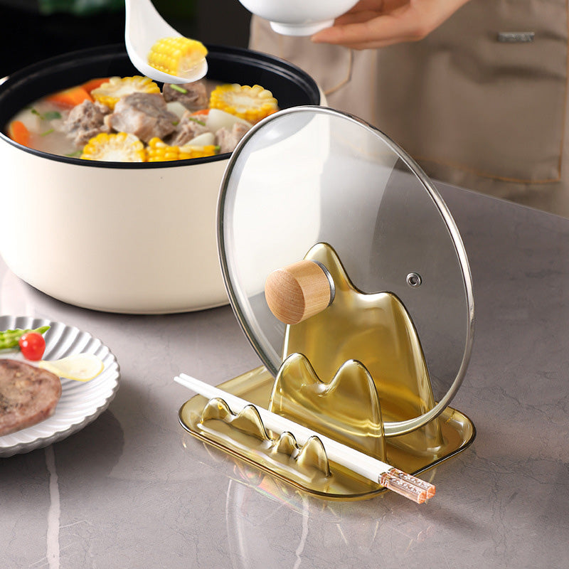 Light Luxury Pot Cover Shelf Table Support