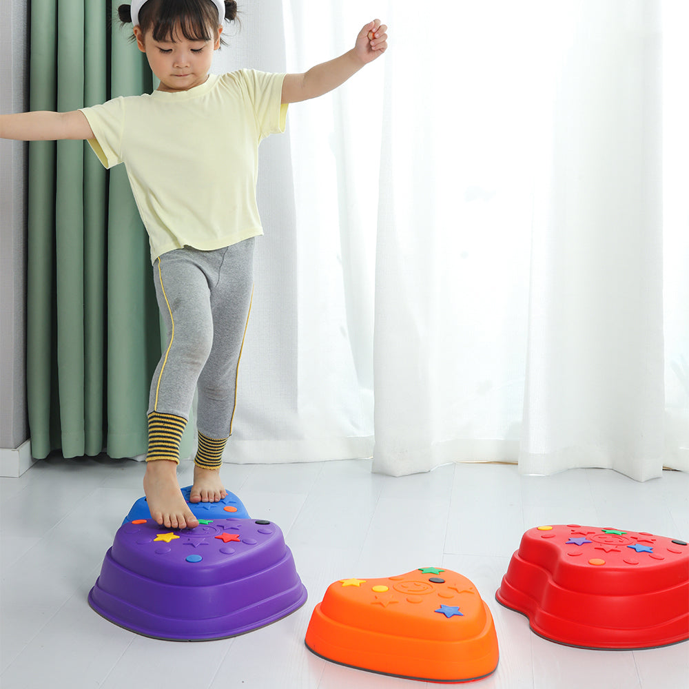 Children's Sensory Integration Training Plastic River Stone