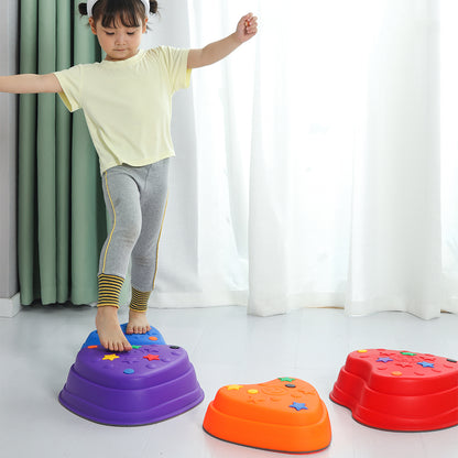 Children's Sensory Integration Training Plastic River Stone