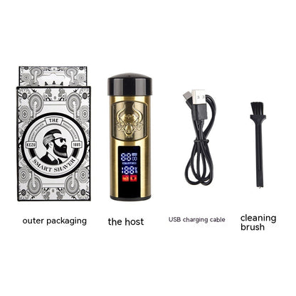 Rechargeable Travel Portable Shaving Digital Display Electric Shaver