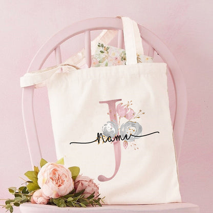 Monogrammed Canvas Bag Women's Tote