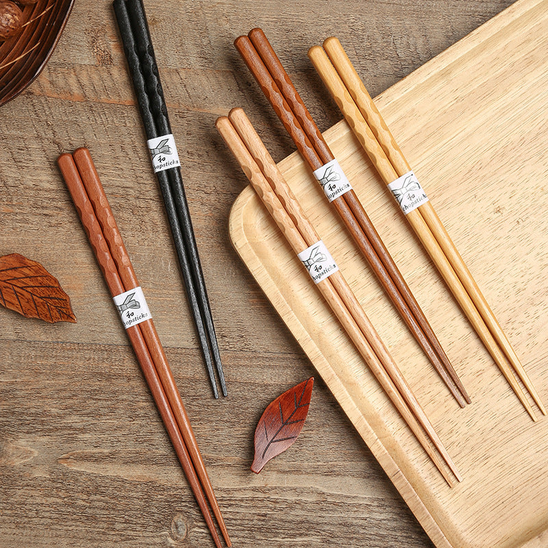 Chopsticks Household Wooden Chopsticks Gift Box Set