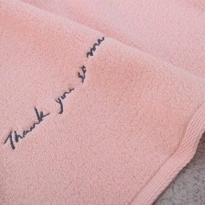 Fashion Pure Cotton Bath Towel Gift Set High-end Couple Adult Towel