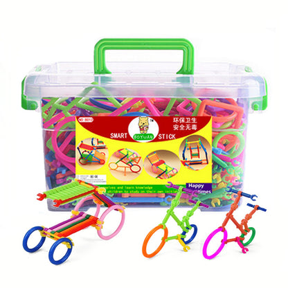 Children's Plastic Assembling Intelligence Stick