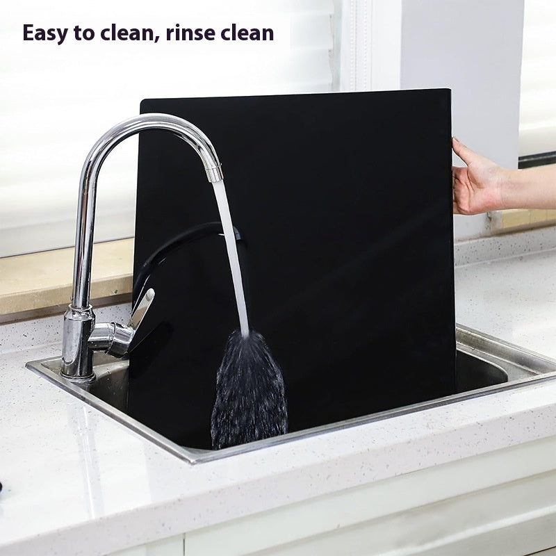 Kitchen Black Acrylic Chopping Board Non-slip