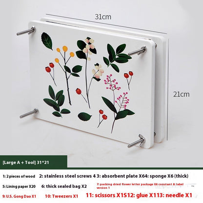 Dried Flower Knurling Tool Plant Specimen Making Tools