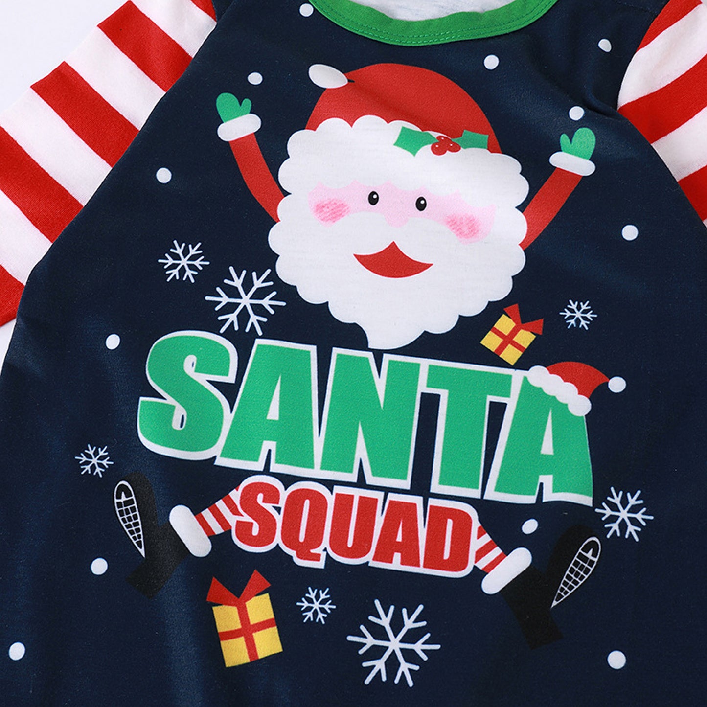 Santa Printed Home Wear Pajamas Parent Child Wear