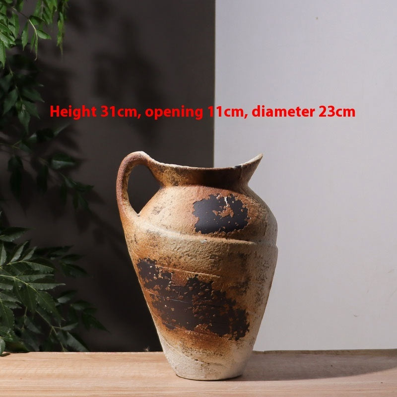 Kettle Ceramic Vase Living Room Flower Arrangement Home Decoration