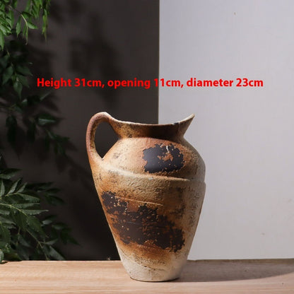 Kettle Ceramic Vase Living Room Flower Arrangement Home Decoration