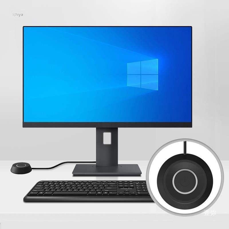 Computer External Power Supply Business Desktops Start Lengthened External Button