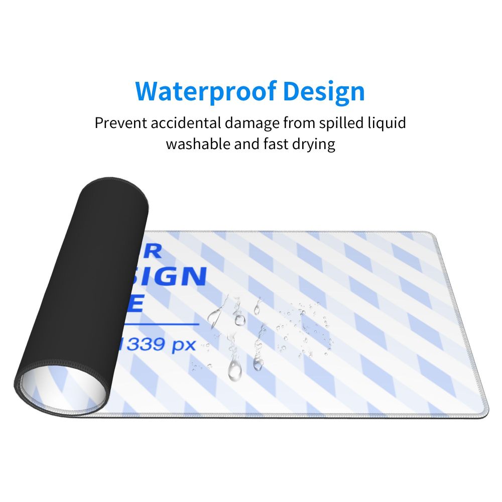 Create your own 12x31.5in Horizontal Oversized Rubber Keyboard Pad