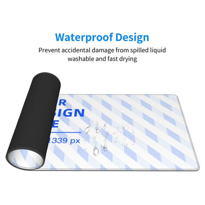 Create your own 12x31.5in Horizontal Oversized Rubber Keyboard Pad