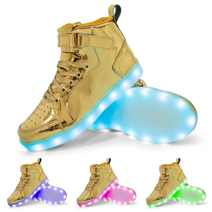 LED Lamp High-top Board Shoe Light Shoes Charging Dancing Shoes