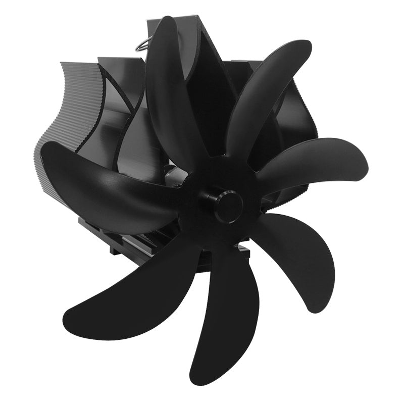 Thermal Power Magnet-free 7-blade Wall Hanging Fireplace Fan