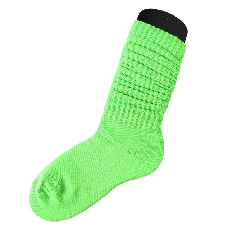 Lazy Bunching Socks European And American Extra Thick Fluffy Loop