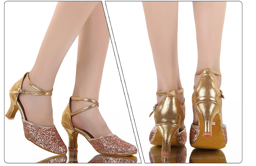 Women High Heeled Modern Latin Dance Shoes - FLIPSTYLEZLLC