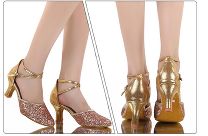 Women High Heeled Modern Latin Dance Shoes - FLIPSTYLEZLLC