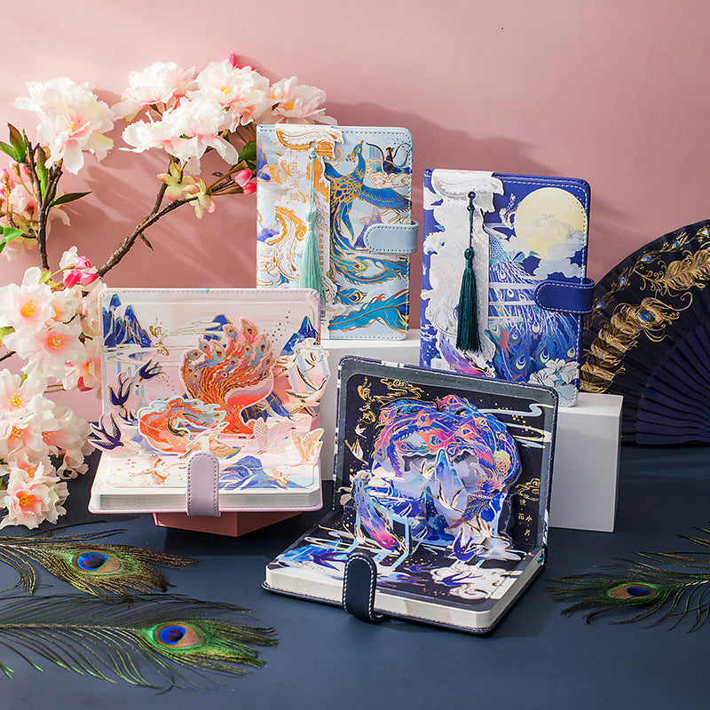 Tianlanlu Peacock Fu Series Handbook Gift Box Set
