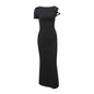 European And American Style Temperament High Waist Slim Fit Slimming Short Sleeve Hot Girl Dress