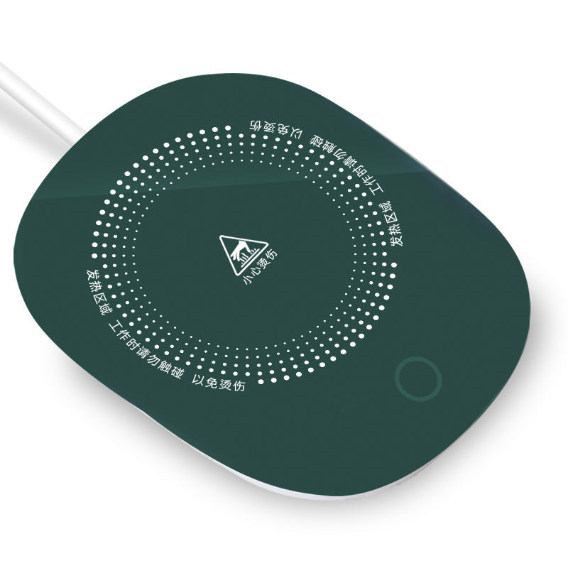 Constant Temperature 55 Degrees Coaster Gift Box Desktop Warming Coaster