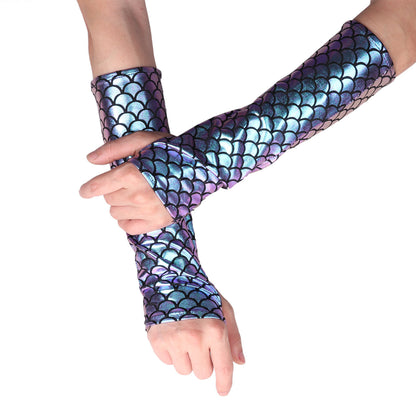 Clothing Accessories Color-changing Magical Mermaid Dress Gloves