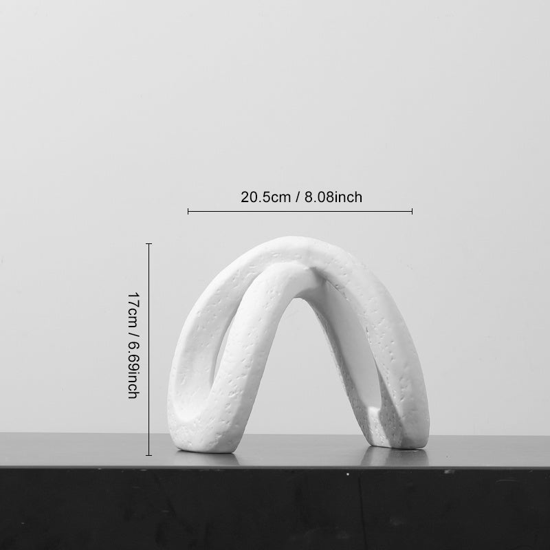 Simple Modern Creative Ceramic Vase Decoration Living Room Flower Arrangement