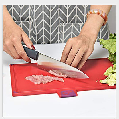 Stainless Steel Gift Knife With Cutting Board Suit