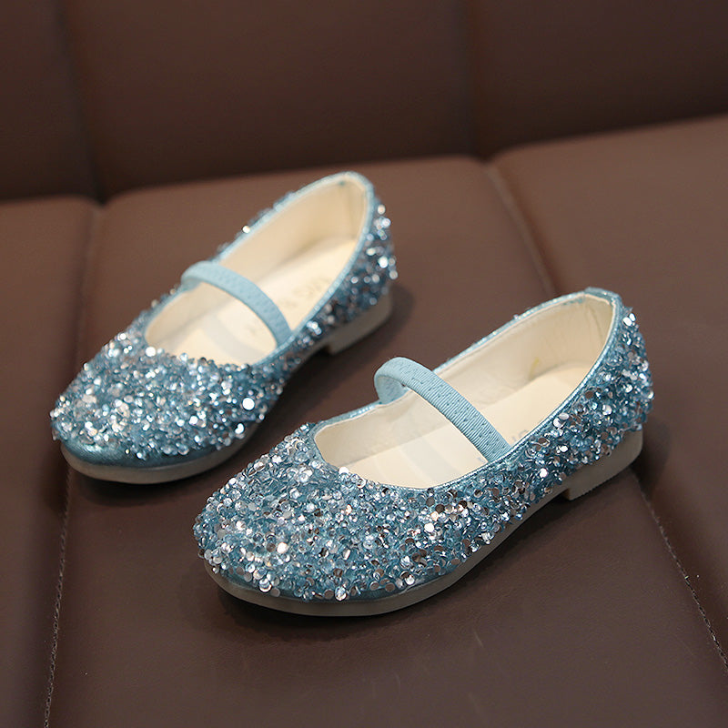 Shallow Mouth Little Girl''s Single Shoes Soft Sole Princess Shoes