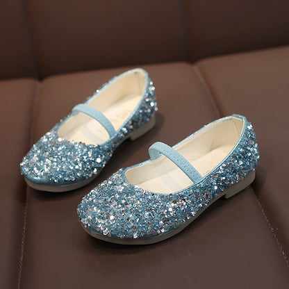 Shallow Mouth Little Girl''s Single Shoes Soft Sole Princess Shoes