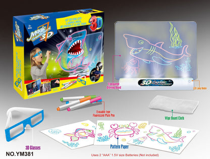 Three-dimensional Writing Board Graffiti Board