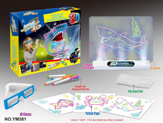 Three-dimensional Writing Board Graffiti Board