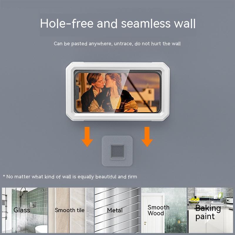 Rotating Collapsible Wall Hanging Desktop Mobile Phone Box