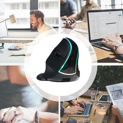 Vertical Rechargeable Wireless Mouse 2.4GHz