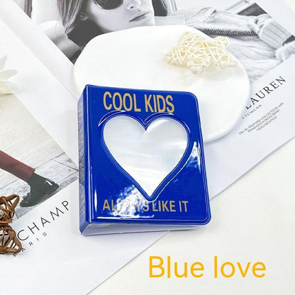 Cutout Love Mini Plug-in Album Business Card Album