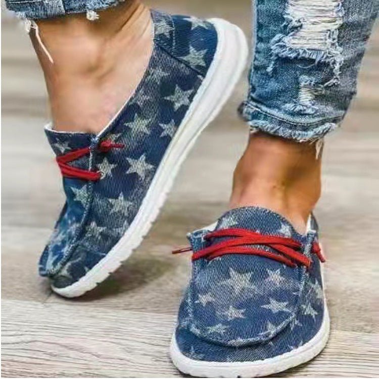 Large Size New Canvas Women Single Shoes - FLIPSTYLEZLLC