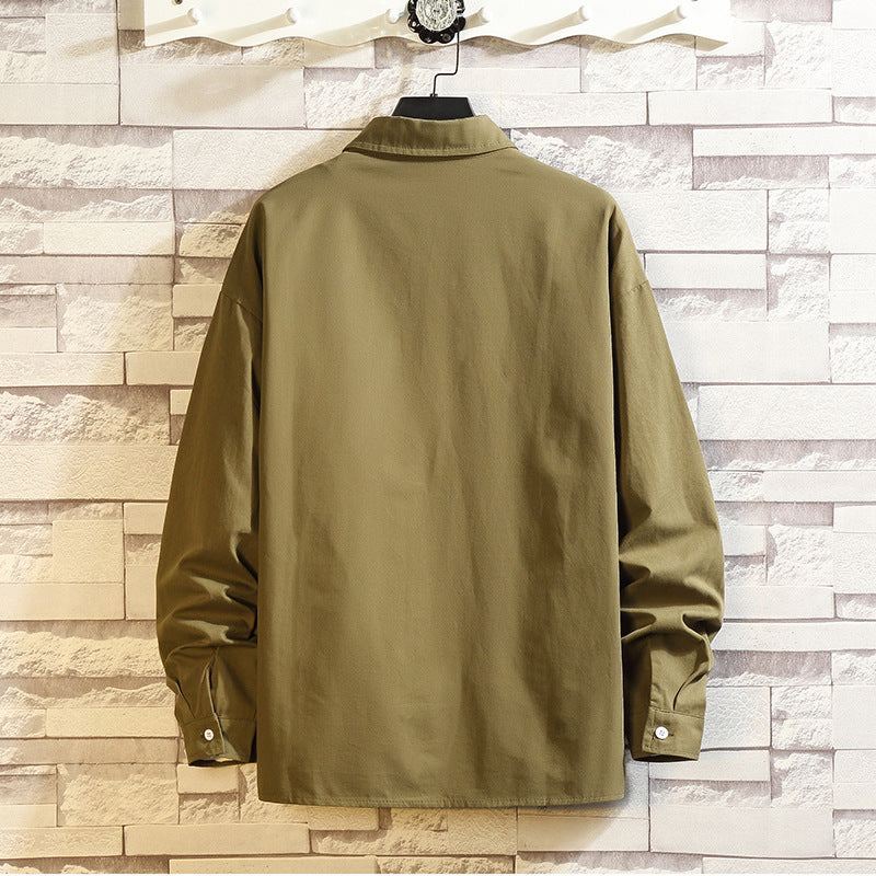 Loose And Irregular Casual Plus Size Men's Shirt