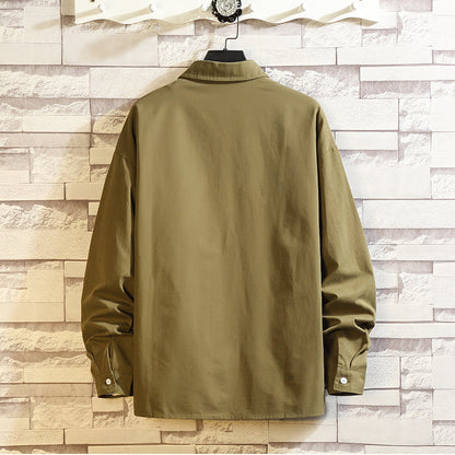 Loose And Irregular Casual Plus Size Men's Shirt