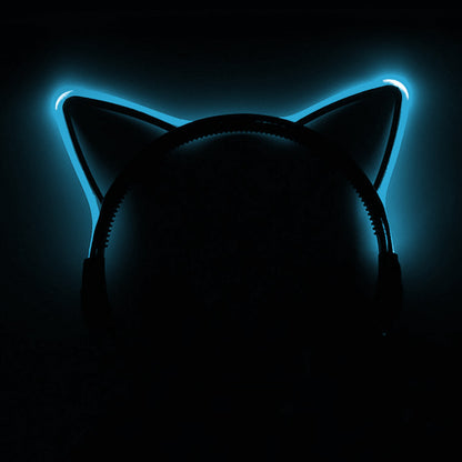 Cool Light Hair Hoop Halloween Led Cat Ears