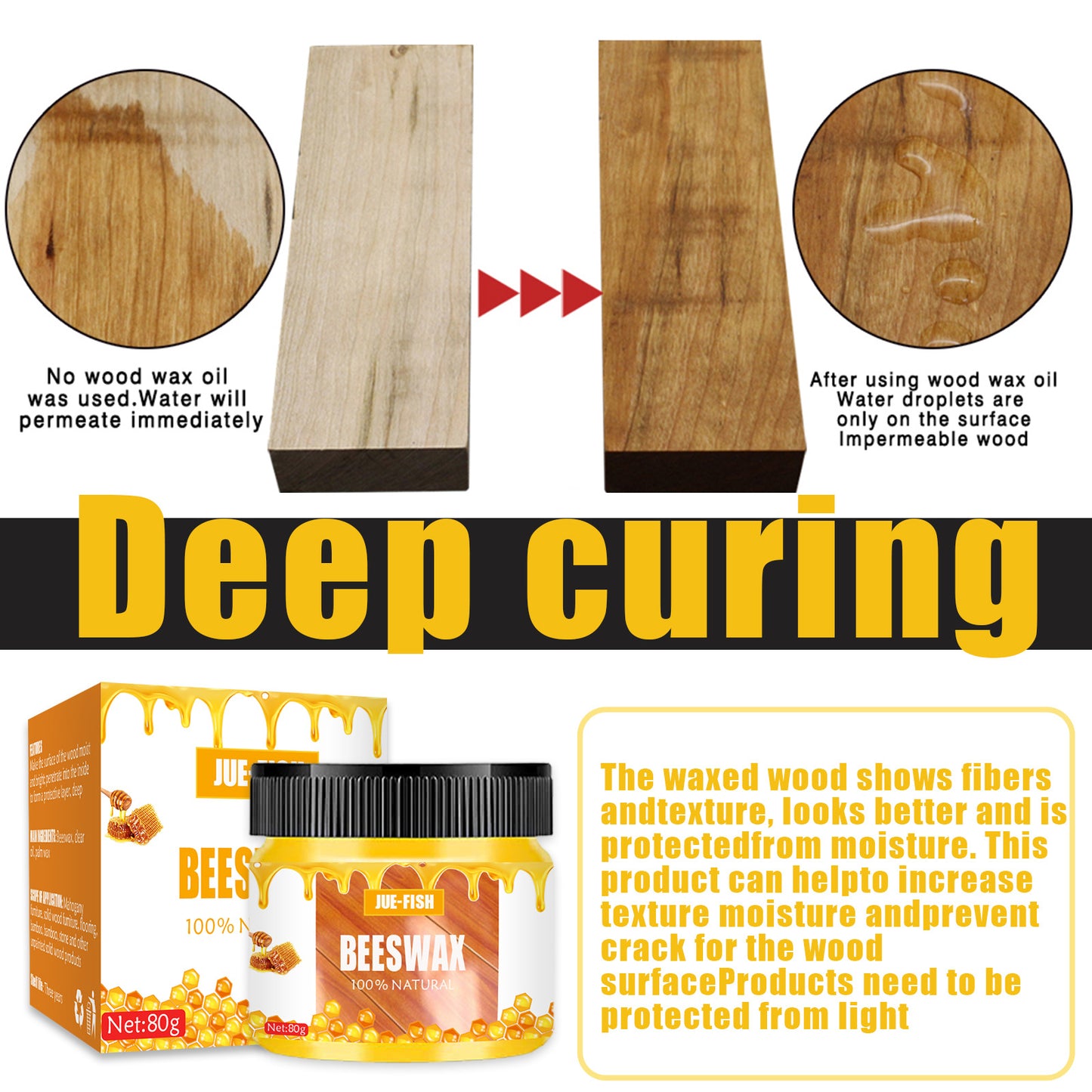 Furniture Care Wood Polishing Natural Beeswax