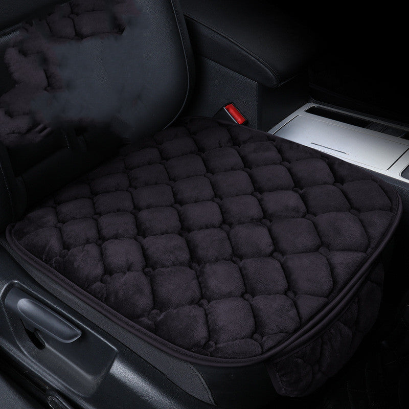 Winter Short Plush Backless Three-piece Seat Cushion