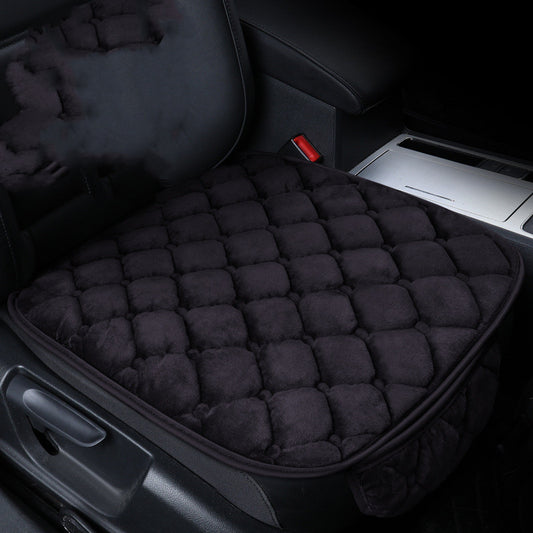Winter Short Plush Backless Three-piece Seat Cushion