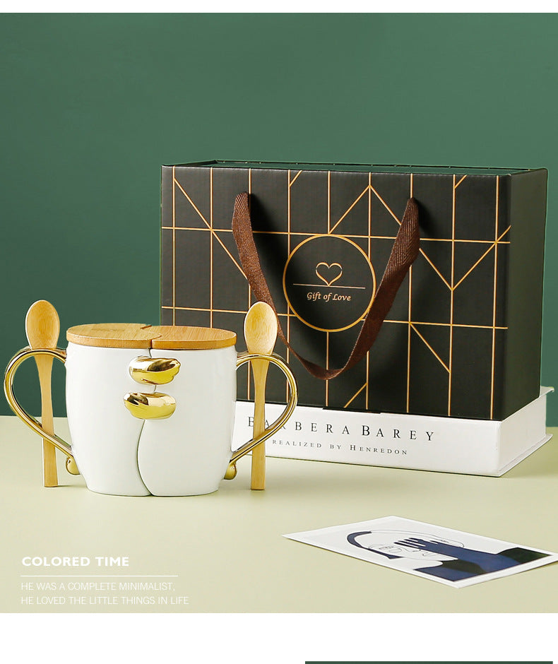 Simple And Creative Ceramic Mug Gift Box