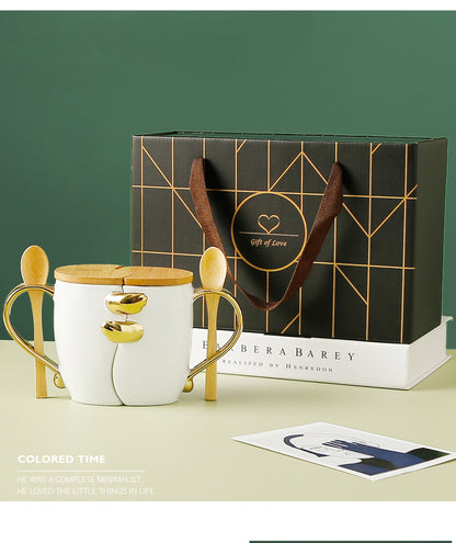 Simple And Creative Ceramic Mug Gift Box