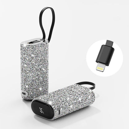 Super Fast Charging With Built-in Cable 10000mA