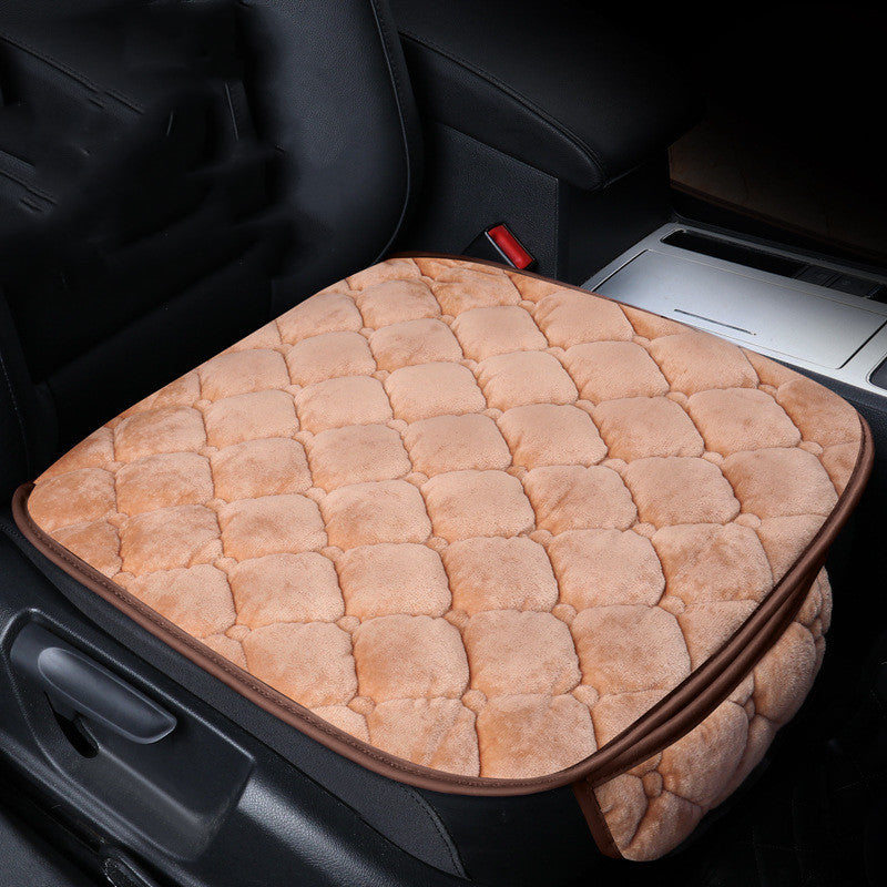 Winter Short Plush Backless Three-piece Seat Cushion