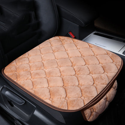 Winter Short Plush Backless Three-piece Seat Cushion