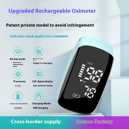 Rechargeable Pulse Finger Clip Pulse Oximeter