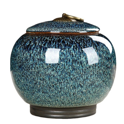 Ceramic Creative Pu'er Tieguanyin Tea Fruit Storage Jar