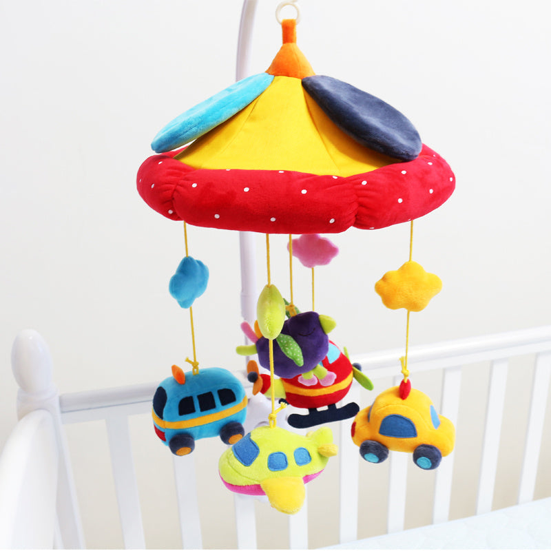 Baby Music Rotating Fabric Bedside Bell Newborn Comfort Toy